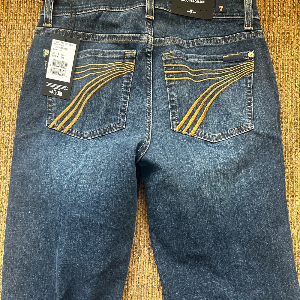 Brand New 7 jeans with tags size 27